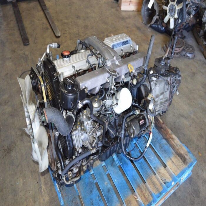 Jdm Land Cruiser 1HD-T 1HDT 4.2L Turbo Diesel Engine Transmission HDJ80 - Image 2
