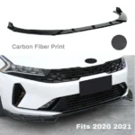 For K5 2021 2022 2023 Performance Style Front Bumper Lip Spoiler (Carbon Fiber Print) - Image 3