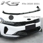 For K5 2021 2022 2023 Performance Style Front Bumper Lip Spoiler (Carbon Fiber Print) - Image 4