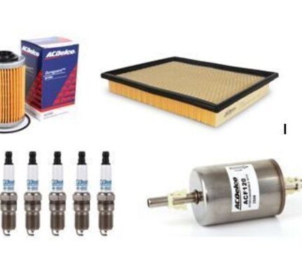 Service kit OIL AIR FUEL FILTERS SPARK PLUGS ACDelco suitable for VZ COMMODORE V6 3.6