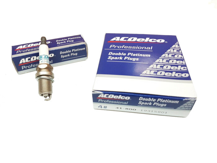 Spark Plugs 4 Pack Acdelco Double Platinum 41801 for Astra Barina Epica Terrano Frontera - Image 1
