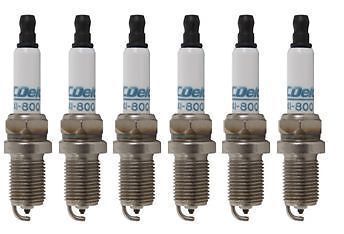 SPARK PLUGS DOUBLE PLATINUM ACDelco suitable for HOLDEN CAPTIVA 3.2 V6 2007-2010 x6 GM160 000km