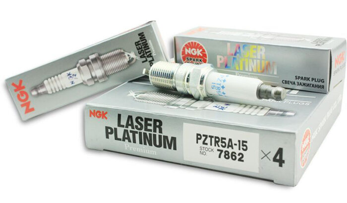 NGK LAZER PLATINUM SPARK PLUGS x8 PZTR5A-15 suitable for VT VX VY VZ LS1 Gen3 V8 Holden - Image 1
