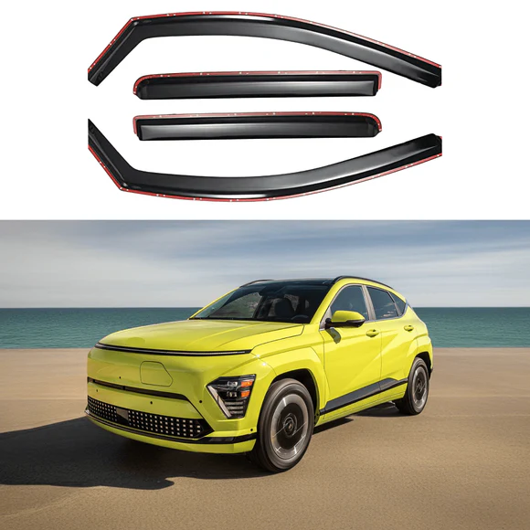 Kona24IC.webp For Hyundai Kona 2024-2025 In-Channel Window Visors Rain Guards Shade Deflectors - Image 1