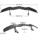 Fit Chverolet Camaro GT Lambo Style Rear Trunk Lip Spoiler Wing - Image 5