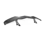 Fit Honda Accord Lambo GT Style Primed Matte Black Rear Trunk Wings Spoiler - Image 3