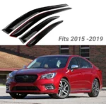 Fit 2015-2019 Subaru Legacy Out-Channel Vent Window Visors Rain Sun Wind Guards Shade Deflectors - Image 3