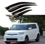 Fit 2008-2015 Scion xB Out-Channel Vent Window Visors Rain Sun Wind Guards Shade Deflectors