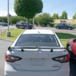 For Subaru Legacy 2020-Up JDM GT VIP Style Glossy Black with Yellow Trim Rear Trunk Spoiler Wing - Image 6