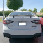 For Subaru Legacy 2020-Up JDM GT VIP Style Glossy Black with Yellow Trim Rear Trunk Spoiler Wing - Image 9