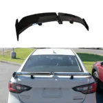For Subaru Legacy 2020-Up JDM GT VIP Style Glossy Black with Yellow Trim Rear Trunk Spoiler Wing