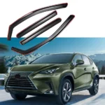 Fit 2015-2021 Lexus NX200t NX300h In-Channel Vent Window Visors Rain Sun Wind Guards Shade Deflectors