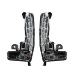 Fits 2017-2019 Toyota Corolla SE XSE DRL Fog Light LED Driving Lamp Bezel Sets - Image 3