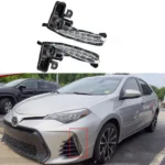 Fits 2017-2019 Toyota Corolla SE XSE DRL Fog Light LED Driving Lamp Left Right Set