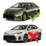 Fits 2017-2019 Toyota Corolla L XLE LE DRL Fog Light Bezel Left Right Covers - Image 2