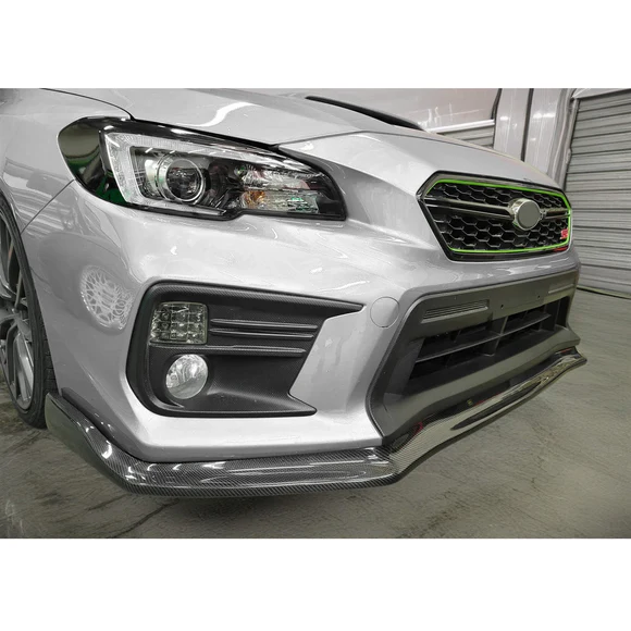Real Carbon Fiber Front splitter Lip 1pc for Subaru WRX CS Style 2018-2021 - Image 5