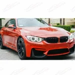 For BMW F80 M3 F82 F83 M4 2015-20 Gloss Black Front Bumper Lip Corner Splitter - Image 3