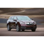 Fits Acura MDX 2014-2016 Gloss Black/Chrome Front Grill Bumper Grille Assembly - Image 8