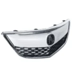 Fits Acura MDX 2014-2016 Gloss Black/Chrome Front Grill Bumper Grille Assembly - Image 9