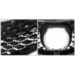 Fits 2017-2020 Acura MDX Chrome Trim Front Bumper Upper Grill/Grille Assembly - Image 2