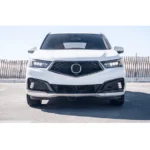 Fits 2017-2020 Acura MDX Chrome Trim Front Bumper Upper Grill/Grille Assembly - Image 9