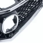 Fits 2017-2020 Acura MDX Chrome Trim Front Bumper Upper Grill/Grille Assembly - Image 4