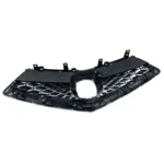 Fits 2017-2020 Acura MDX OEM Style Gloss Black Front Bumper Upper Grille Assembly - Image 6