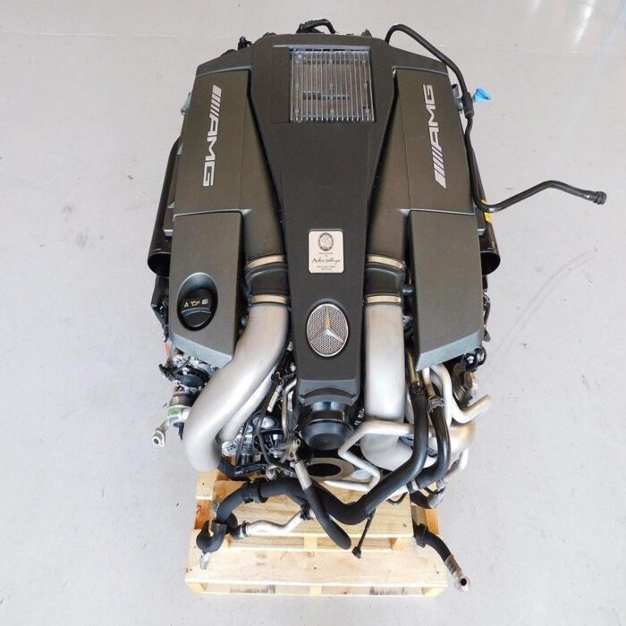 ML63 AMG W166 2014 M157 Complete V8 5.5 Bi-Turbo Engine Motor J098 - Image 1