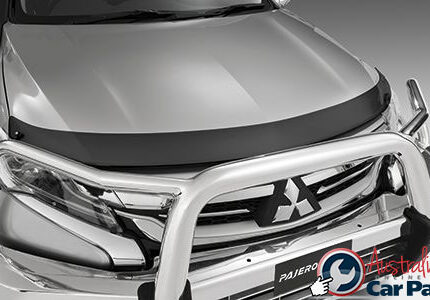 Mitsubishi Pajero Sport QE Tinted Bonnet & clear Headlamp Protector combo Genuine 2016-