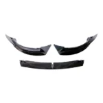 Fits Tesla Model Y 2020-2024 Carbon Fiber Print Front Lip Splitter - Image 7