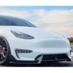 Fits Tesla Model Y 2020-2024 Gloss Black Front Splitter Lip - Image 3