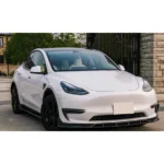 (Pre-Order) Fits Tesla Model Y 2020-2023 Carbon Fiber Front Fog Light Trim Eyebrow Frame - Image 4