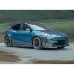 (Pre-Order) Fits Tesla Model Y 2020-2023 Carbon Fiber Front Fog Light Trim Eyebrow Frame - Image 6