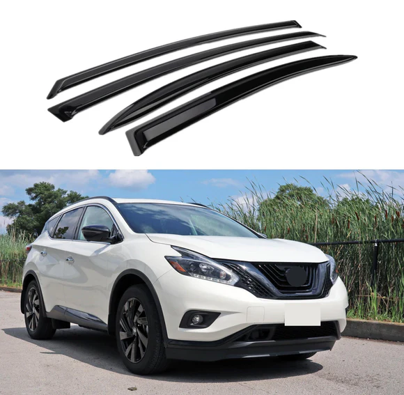 Muranooejdm15-24.webp Fit 2015-2024 Nissan Murano Out-Channel Vent Window Visors Rain Guards Shade Deflectors - Image 1