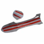 Fit 2015-2022 Ford Mustang Car Side Door Handle Cover Trim (Carbon Fiber Print) - Image 3