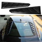 For Ford Shelby Mustang 2015-2021 Matte Black Sunshade Rear Window Louver