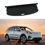 For Niro 2017-2021 Rear Trunk Retractable Tonneau Cargo Cover (Black)