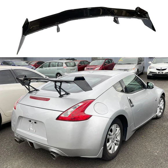Nissan370Z-4.webp Fits Nissan 370 Z 350Z NISMO JDM GT Style Gloss Black Rear Trunk Spoiler Wing - Image 1