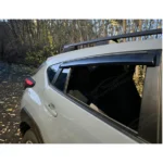 Fits Niro 2023-2024 Carbon Fiber Trim Rain Guards Window Visors - Image 2
