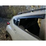 Fits 2022-2025 EV6 Carbon Fiber Print Trim Rain Guards Window Visors - Image 2