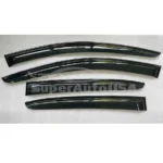 Fit 2019-2022 BMW 3 Series G20 Clip-On Carbon Fiber Print Trim Vent Window Visors Rain Sun Wind Guards Shade Deflectors - Image 2