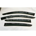Fit 2010-2016 Lexus RX350 RX450H Carbon Fiber Style Trim Vent Window Visors Rain Sun Wind Guards Shade Deflectors - Image 2