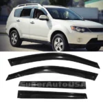 Fit 2008-2014 Subaru WRX STI Impreza Out-Channel Vent Window Visors Rain Sun Wind Guards Shade Deflectors - Image 4