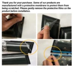 Fits 2014-20 Lexus IS200t 250 300 350 OE Style Vent Window Visors Rain Sun Wind Guards Shade Deflectors - Image 4