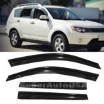 Fit 2016-2024 Nissan Kicks Out-Channel Vent Window Visors Rain Sun Wind Guards Shade Deflectors - Image 4