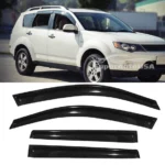 Fit 2010-2014 Subaru Legacy Out-Channel Vent Window Visors Rain Sun Wind Guards Shade Deflectors - Image 4