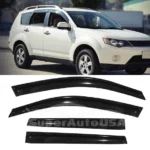 Fit 2009-2014 Acura TSX Out-Channel Vent Window Visors Rain Sun Wind Guards Shade Deflectors - Image 4