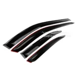Fit 2010-2014 Subaru Legacy Out-Channel Vent Window Visors Rain Sun Wind Guards Shade Deflectors - Image 2
