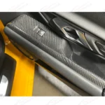 For 2020-Up Toyota Supra Carbon Fiber Side Door Panel Cover - Image 5