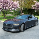 For 2024-2025 Ford Mustang PU Front Bumper Splitter Spoiler Lip 1pc - Image 2